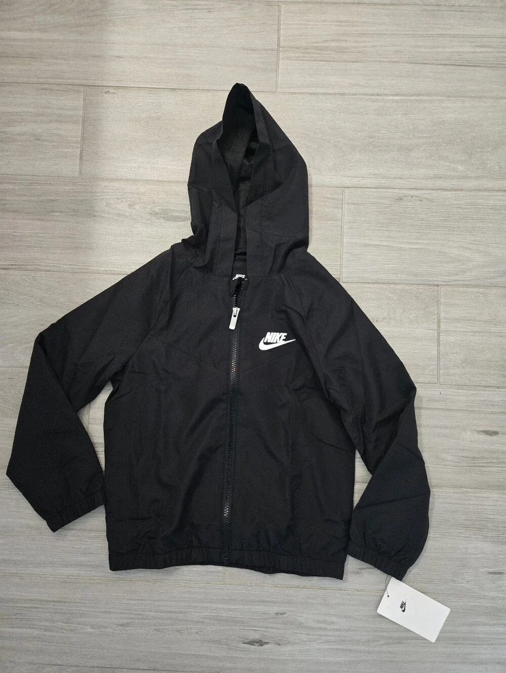 Nike Kids Split Futura Raglan Windrunner Hooded Jacket Size 7 Little Kid